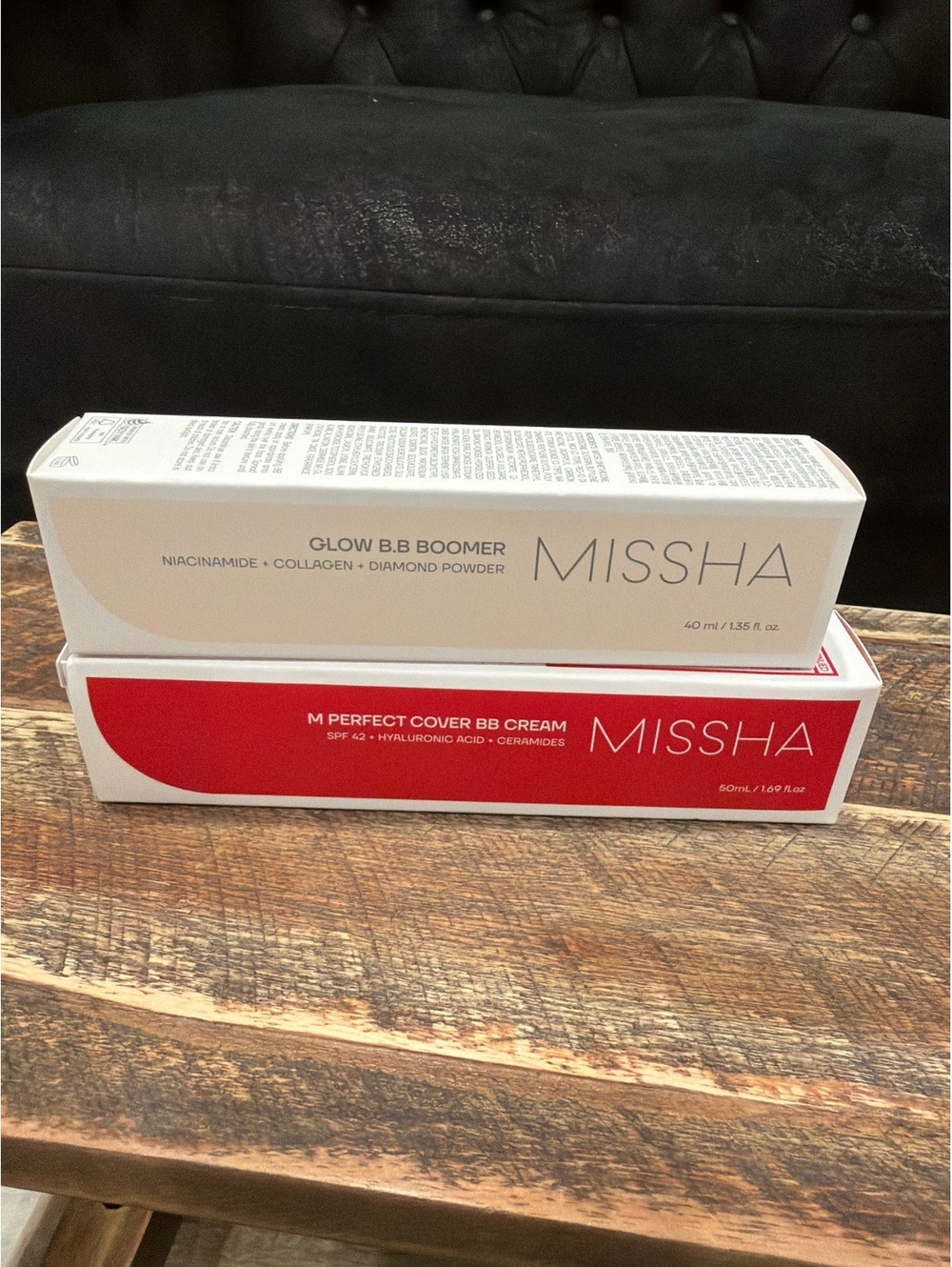 Missha Glow BB Boomer and M Perfect Cover BB Cream Set